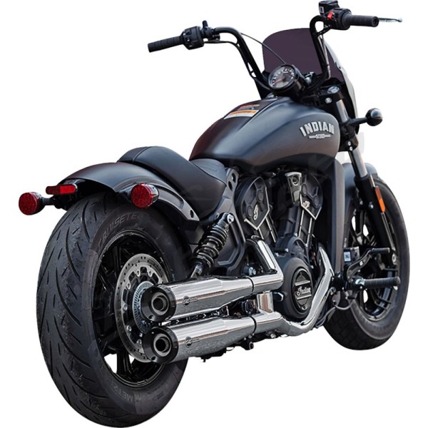 S&S CYCLE Grand National Slip-On Mufflers Indian Scout 999-1133cc 19-23