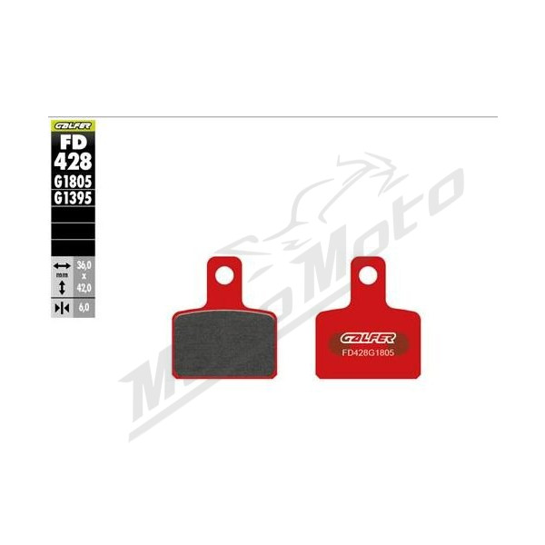 GALFER Semi-Metallic Brake Pads Beta EVO 80-300 09-25