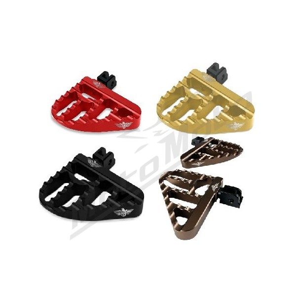 HEINZ BIKES Mini-FloorBoard Rear Footpeg Harley Davidson FLDE / FLSL / FXBB / FXST / FXLRS 1750/1923 18-25 