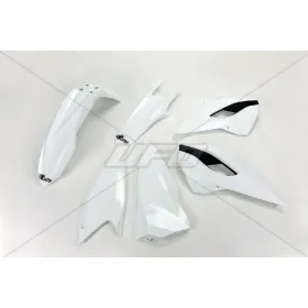 UFO Plastic kit white Husqvarna TE / FE 125-450 2014