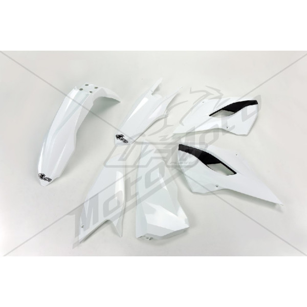 UFO Plastic kit white Husqvarna TE / FE 125-450 2014