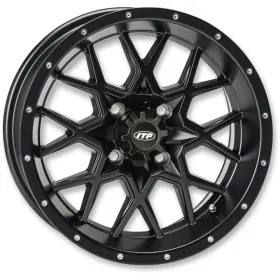 ITP Hurricane Wheel R17x7 4/115 5+2 Black Matte