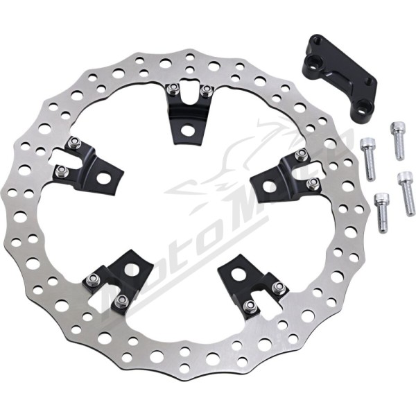 ARLEN NESS Jagged Floating Left Side Rotor Harley Davidson FLHR / FLHRXS / FLHTCU / FLHTCUTGSE 1690-1923cc 14-24