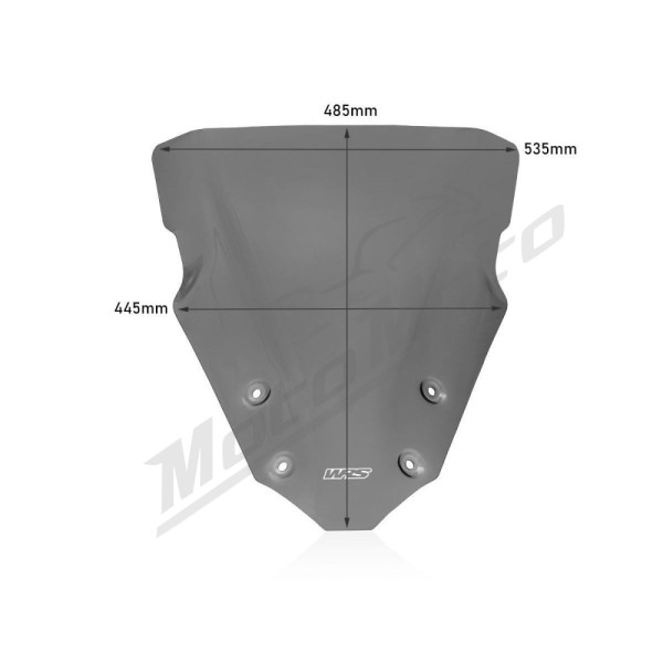 WRS SU006FS Windscreen Dark Smoke Suzuki GSX-S 1000 ABS 22-24