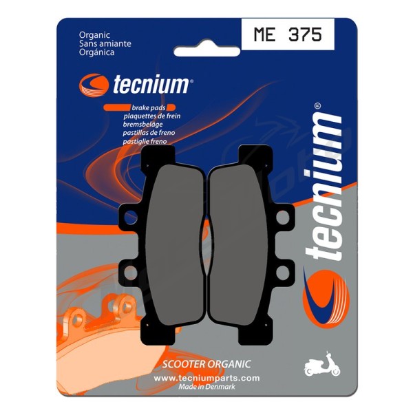 TECNIUM Scooter Organic Brake pads Yamaha Cygnus 125 10-12