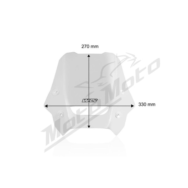 WRS SPORT Windscreen Clear Honda NX 500A 24-25