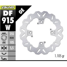 GALFER BRAKE ROTOR FIXED WAVE Triumph BONNEVILLE / SCRAMBLER / SPEED 800-1200cc 04-26
