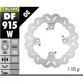 GALFER BRAKE ROTOR FIXED WAVE Triumph BONNEVILLE / SCRAMBLER / SPEED 800-1200cc 04-26