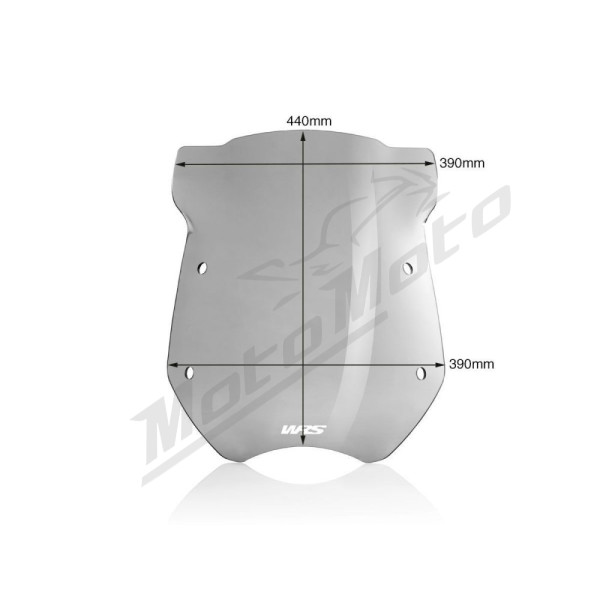 WRS BM003F TOURING Windscreen Smoke BMW R1200R 06-14