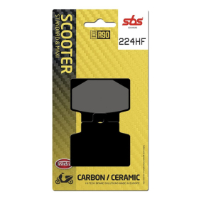 SBS 224HF HF Street Ceramic Organic Brake Pads Piaggio MP3 300cc 14-18