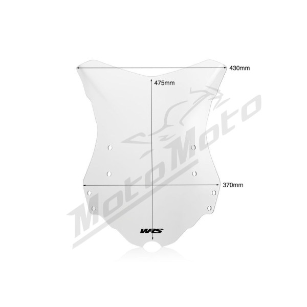 WRS TOURING Windscreen Clear Benelli TRK 502X 17-23
