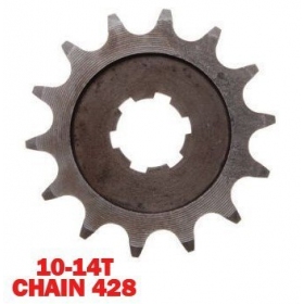 Front sprocket WSK 125cc 10-14Teeth