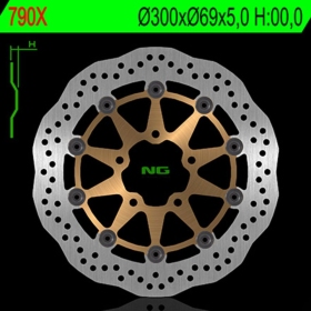 NG BRAKES 790X Wave Floating Brake Disc SUZUKI GSX-R 600-1000 03-05