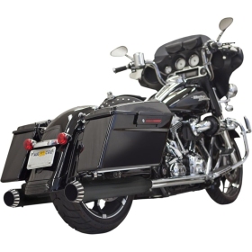 BASSANI XHAUST QNT Slip-On Mufflers Harley Davidson 1340-1800cc 1995-2016