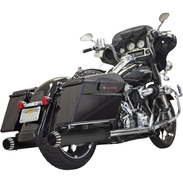 BASSANI XHAUST QNT Slip-On Mufflers Harley Davidson 1340-1800cc 1995-2016