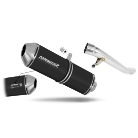 Suzuki GSF 650 BANDIT N / S 2005-2006 EU Approved Exhaust Silencer OVR BLACK