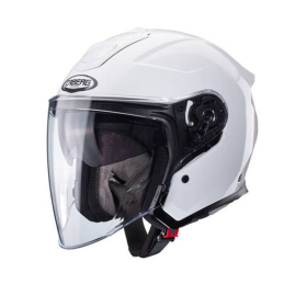 Atviras šalmas Caberg Flyon II baltos blizgios