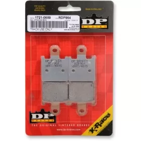 DP BRAKES RDP X-Race stabdžių trinkelės Kawasaki GTR / Z / ZG / ZX-14 / ZX-6R / ZZR 600-1400cc 06-21