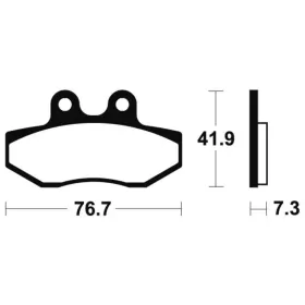 TECNIUM Scooter Organic Brake pads ME317 Aprilia RX / SX 50cc 06-14