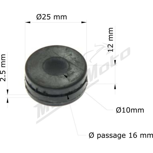 Tourmax silent blocs Honda CBR / CB / CR / GL / ST 600-1200cc 84-07
