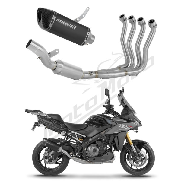 Dominator Full Exhaust System HP6 BLACK EX + dB killer Suzuki GSX-S 1000 GX 2025->