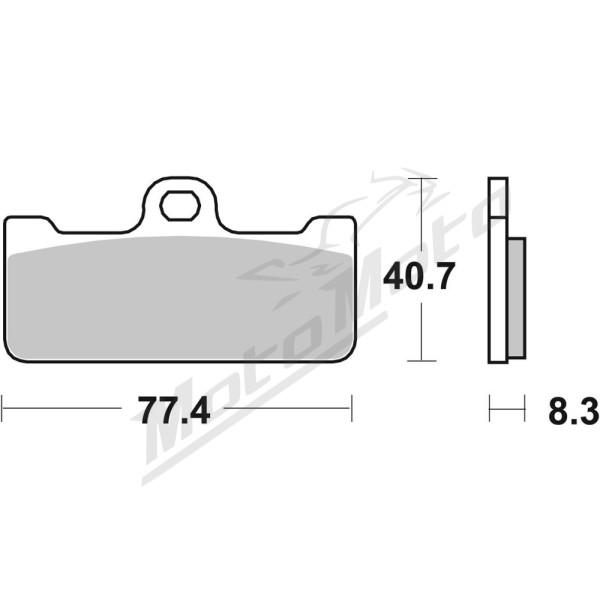 SBS DS Racing 695DS-2 Dual Sintered Brake Pads Aprilia SXV 450-550cc 08-10
