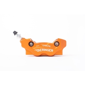 BERINGER Aerotec® MX Left Radial Brake Caliper 4 Pistons Orange HUSQVARNA / KTM