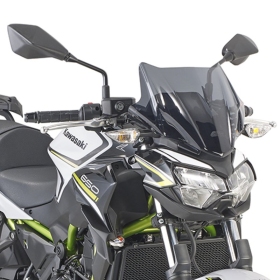 GIVI 4128S stiklas, tamsintas KAWASAKI Z650 20-22/ YAMAHA MT-03 20-22