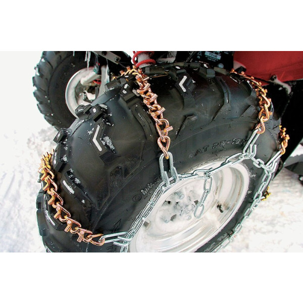 MOOSE OFFROAD V-Bar Ratų sniego grandinės 2vnt. Honda / Kawasaki / Polaris / Suzuki / Yamaha 125-660cc 84-06