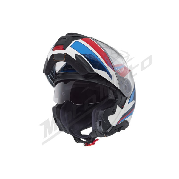 Atverčiamas Šalmas Schuberth CONCEPT Tracer Balta/Mėlyna