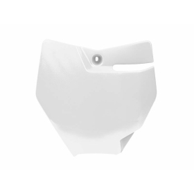 RACETECH Front Number Plate KTM SX 85cc 18-21 White