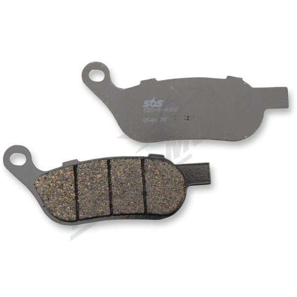 SBS HHF Street Ceramic Organic Brake Pads Harley Davidson FLD / FLHTK / FLSTC / FLSTN / FXDF / FXSTC 1584-1800cc 08-17