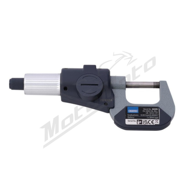 DRAPER Expert Digital External Micrometer - 0-25mm