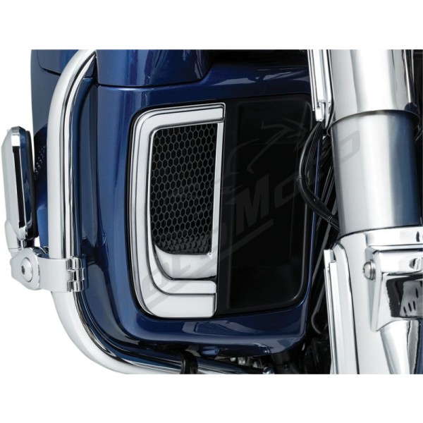 KURYAKYN Tracer LED Front Fairing Lower Grill Inserts Harley Davidson FLHTCU / FLHTCUTG / FLHTK / FLTRU / FLHXSE 1690/1923 14-24 