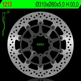 NG BRAKES 1213 plaukiojantis stabdžių diskas KAWASAKI ZX-10 R / ZX-6 R / KLZ / Z / ZZR 636-1400 06-24