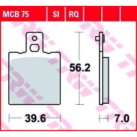 BRAKE PADS TRW MCB75SI OFFROAD