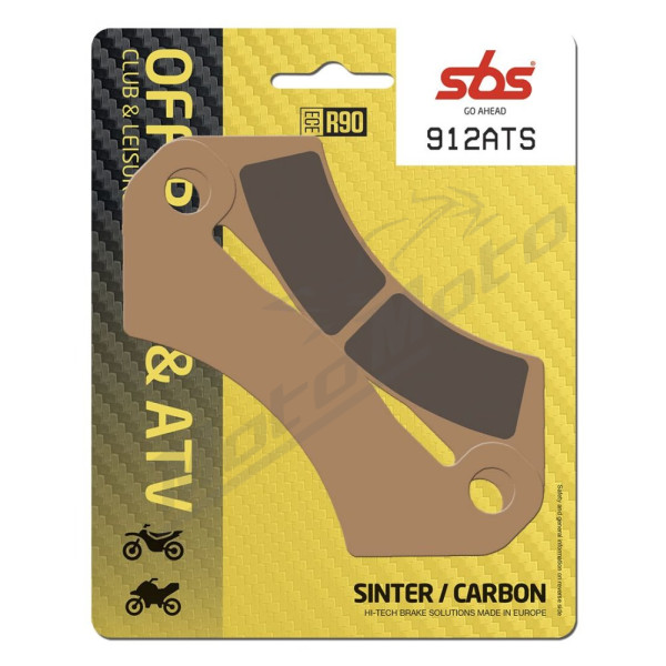 SBS ATS All-Terrain 912ATS Sintered Brake Pads Arctic Cat / John Deere 625-1000cc 11-18