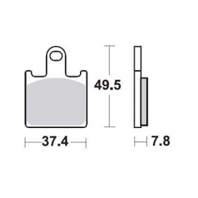 BRAKE PADS FERODO FDB2220ST / MCB789 ROUTE