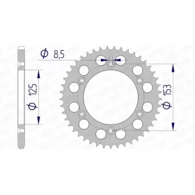 AFAM Aluminium Ultra-Light Rear Sprocket 520 41-53teeth