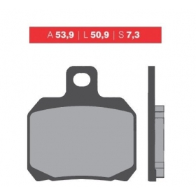 Brake pads NOVASCOOT FT4035 / MCB700 SINTERED