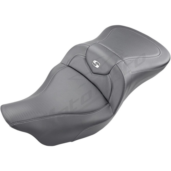 SADDLEMEN RoadSofa Extended Seat Carbon Fiber Harley Davidson FLHR / FLHRC / FLHTC / FLHXS / FLTRX 1584-1923 08-24