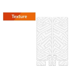ALGIS fork protector sticker set (textured-white lines)