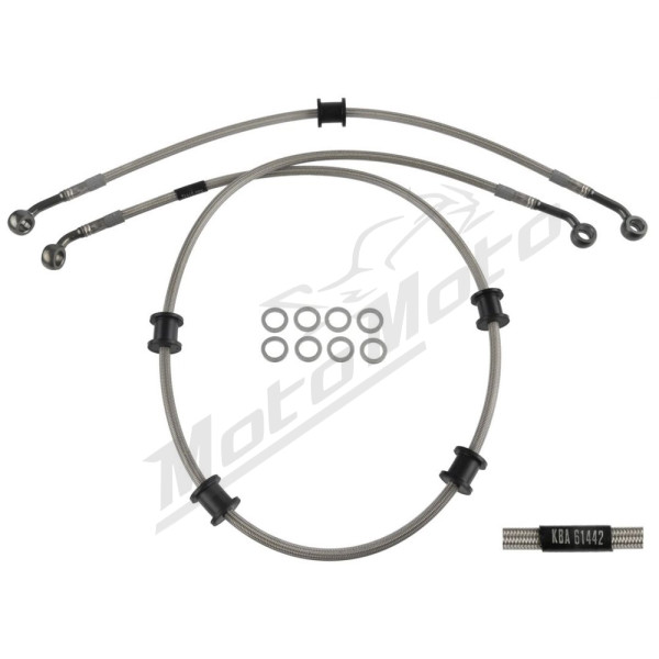 TRW Varioflex Steel Braided Hydraulic Brake Lines 2pcs Honda CB 750 ABS 23-25