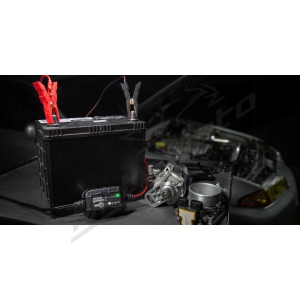 NOCO Genius2 Smart Battery Charger Clamps with Integrated Eyelets 6/12V 2A