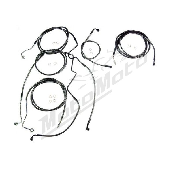 MAGNUM SHIELDING Black Pearl Handlebar Installation Kit 25.5cm Harley Davidson FLHTCU / FLHSX / FLHTK 1690 14-15