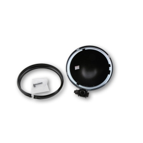 HIGHSIDER Bates Style Headlight Housing Black 155mm 1vnt.