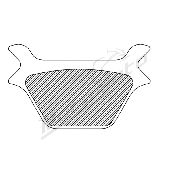 DRAG SPECIALTIES Sintered Metal Brake Pads Harley Davidson FLST / FLSTC / FLSTF / FLSTN / FLSTS / FXD / FXDB / FXDC / FXDL 883-1450cc 87-99