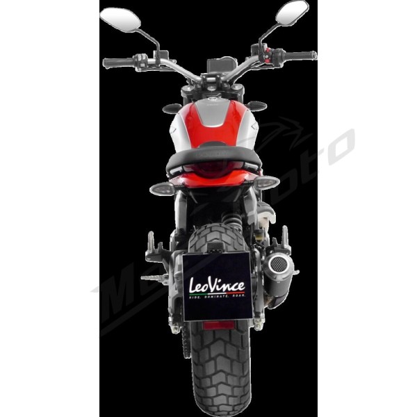 LEOVINCE LV-10 Slip-On Muffler DUCATI SCRAMBLER 803 23-24