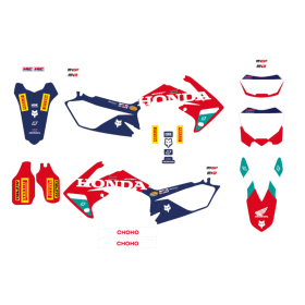 Blackbird decal set REPLICA TEAM HRC 25 HONDA Honda CRF 250-450R 19-13