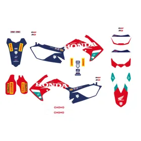 Blackbird lipdukų rinkinys REPLICA TEAM HRC 25 HONDA Honda CRF 250-450R 19-13